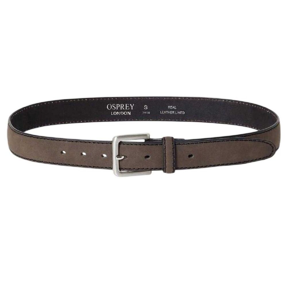 London Dickens Leather Belt / Brown/Black